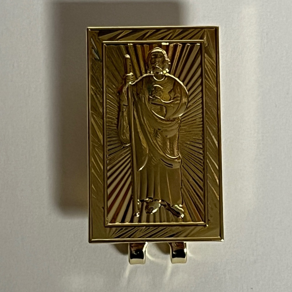 Jesus Christ Gold Blip Brim Clip Hat Pin Pins Streetwear Hats Bag Fitted New Era